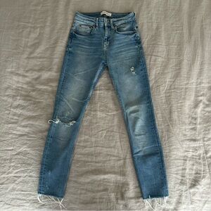 Zara Distressed Skinny Jeans